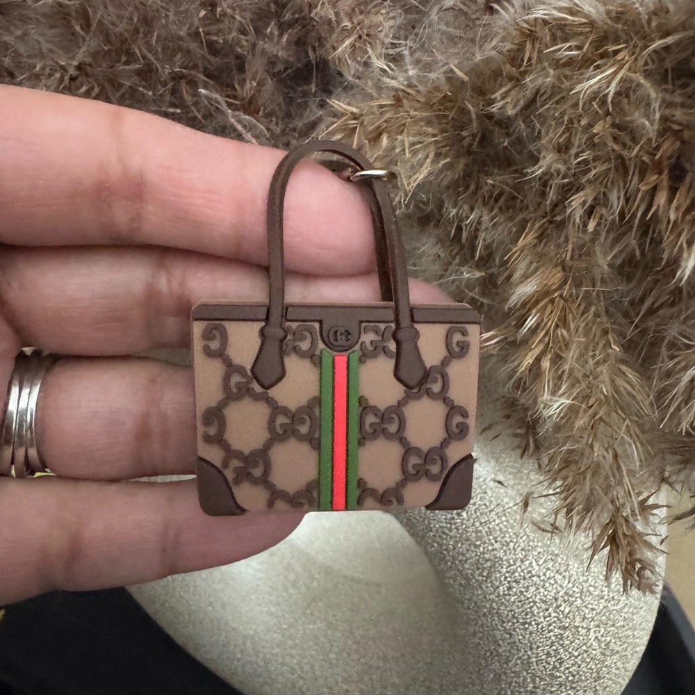 Red Fashion Mini Bag Keychain/Charm - Picture 3 of 3